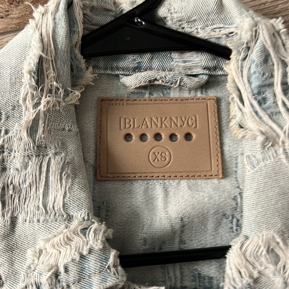 Blank NYC ripped jean jacket - Picture 2 of 4